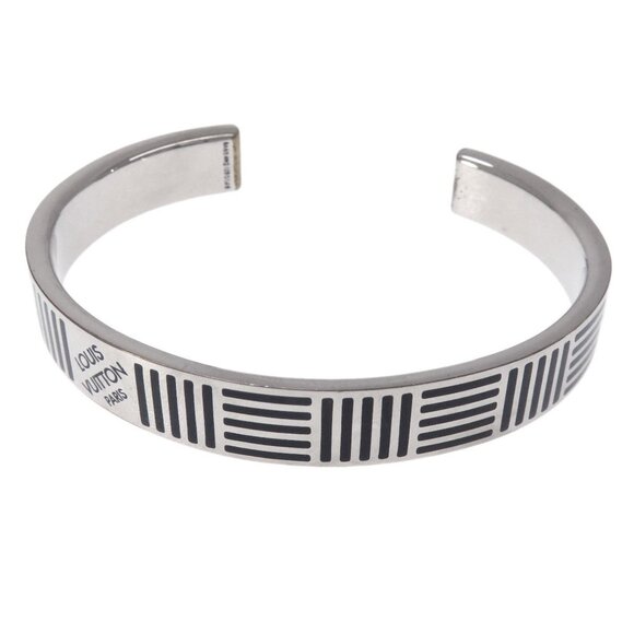 LOUIS VUITTON Silver Damier Charm Bracelet - Picture 1 of 9